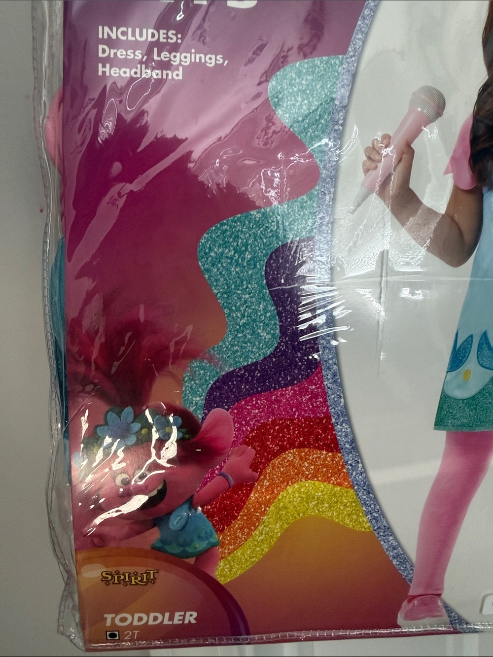 Dreamworks Trolls Poppy Costume - Pink, Blue & Purple - Picture 3 of 4